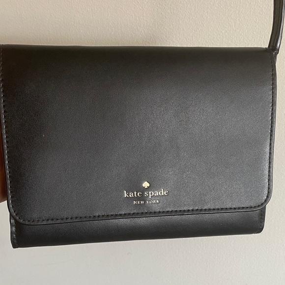 kate spade Handbags - Kate Spade Elegant Black Crossbody Bag